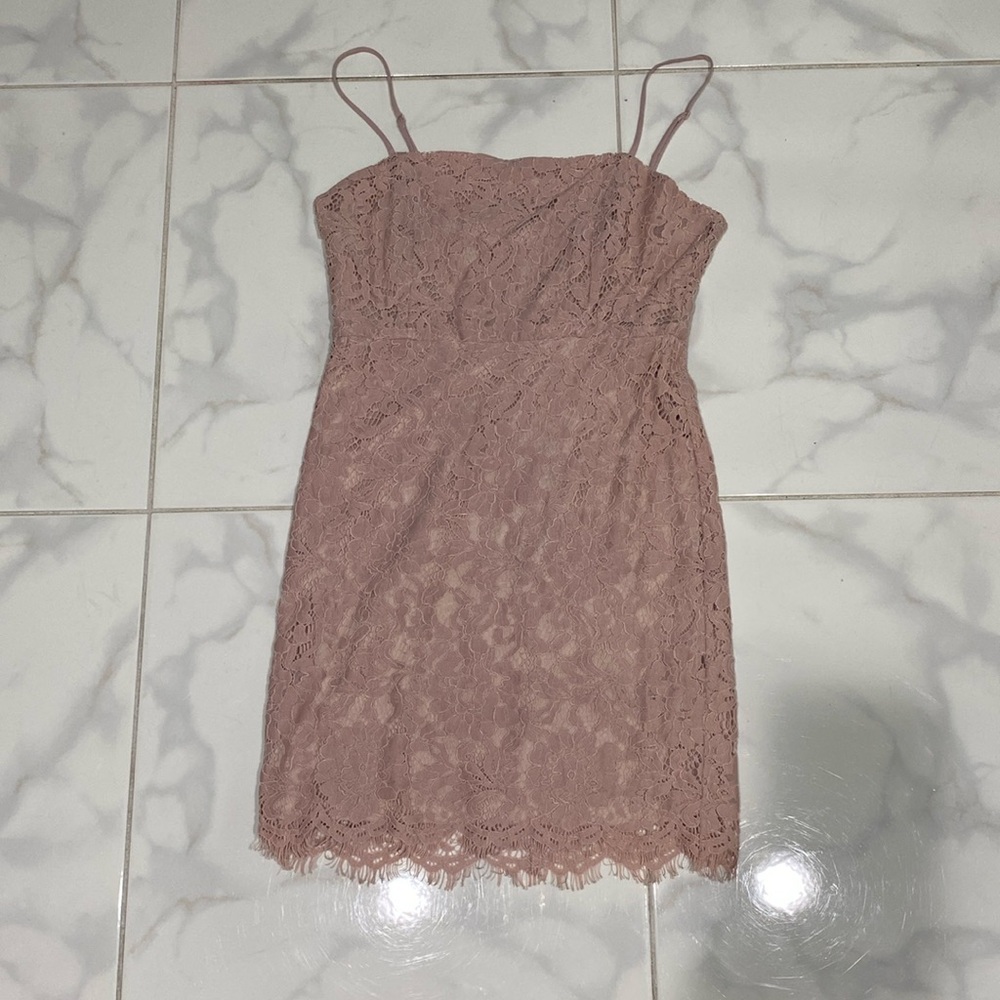 Lovely Day light pink mini dress